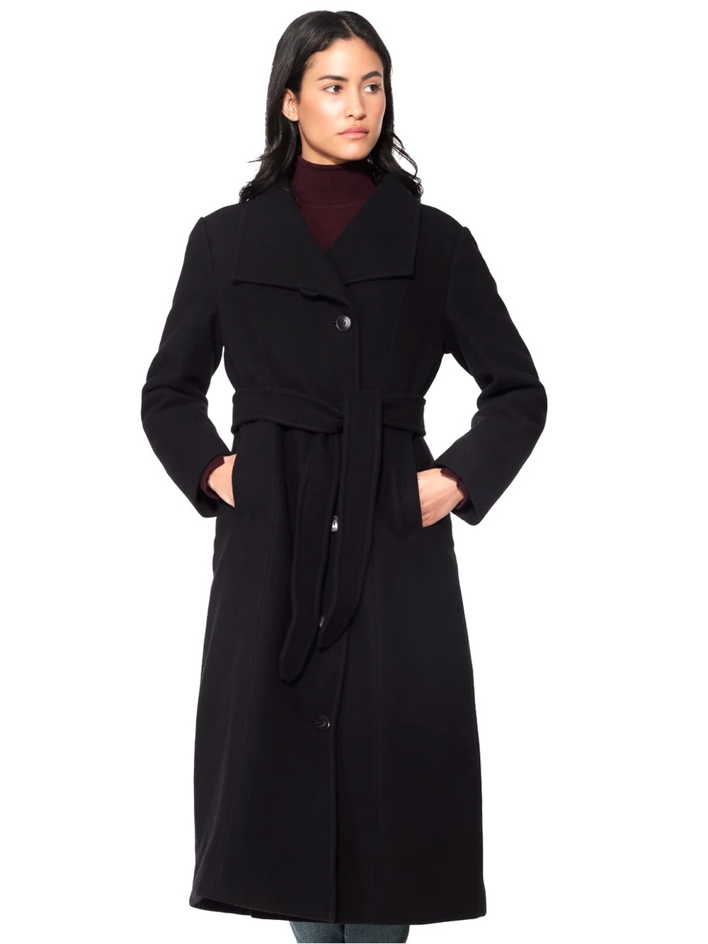 Norwegian Wool Long City Coat